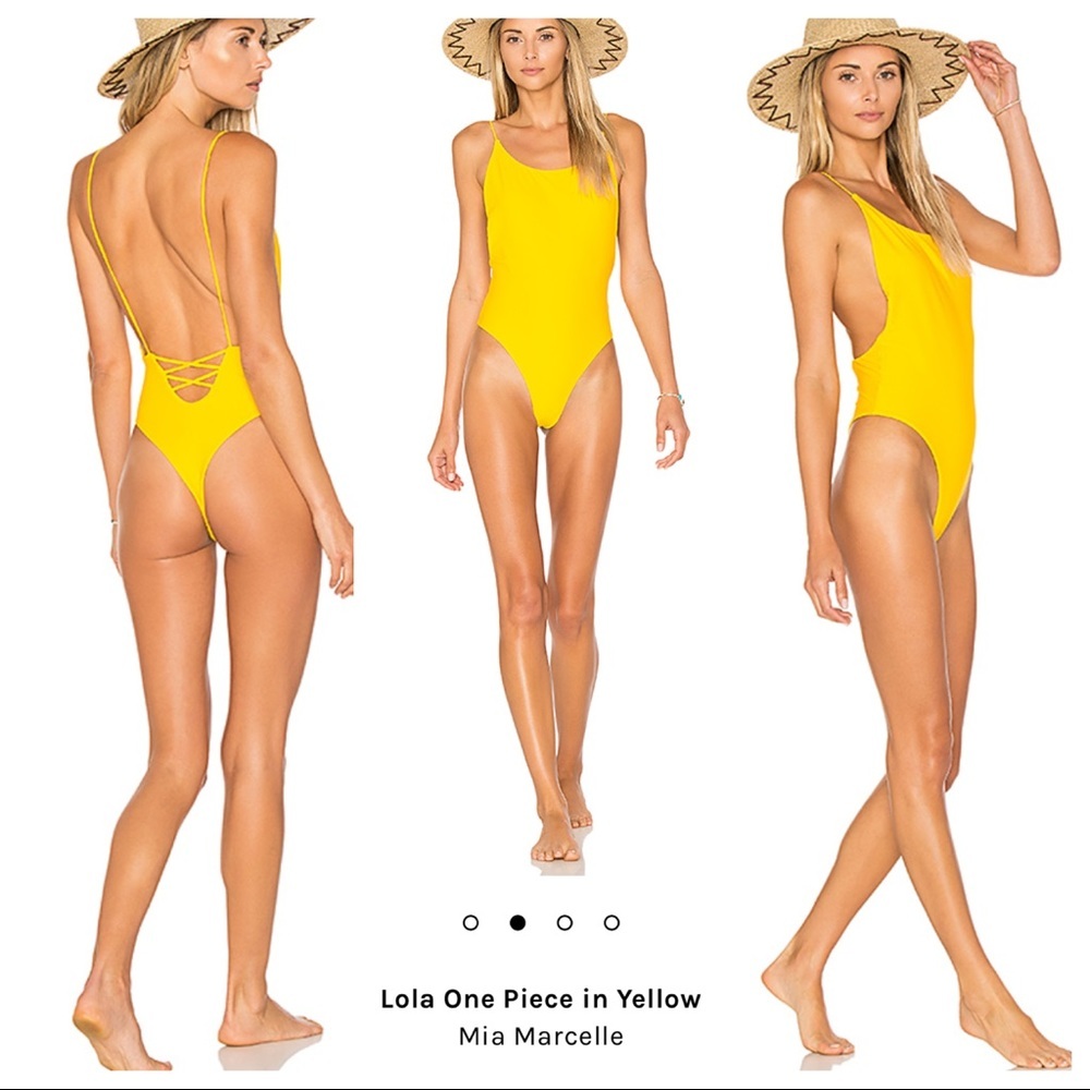 New Lola One Piece in Yellow Mia Marcelle
